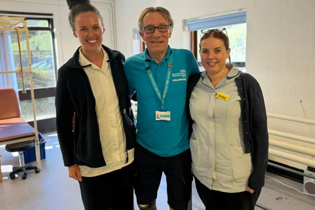David with some of the physiotherapists