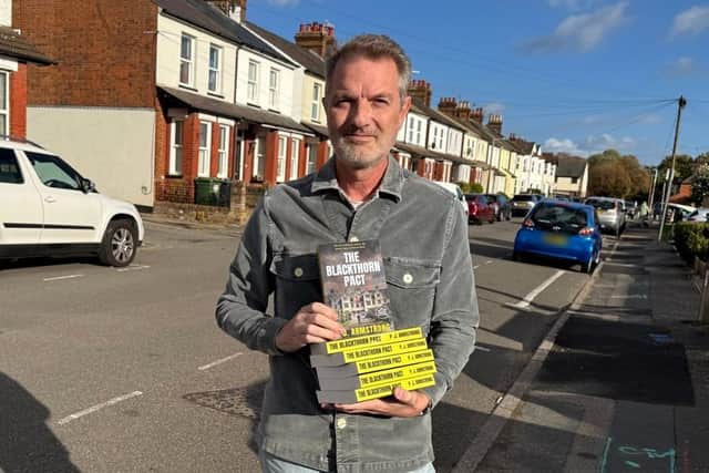 Paul with his debut novel