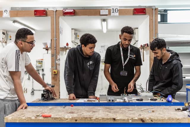 West Herts College students are given opportunities to work with major employers in the construction and engineering sectors