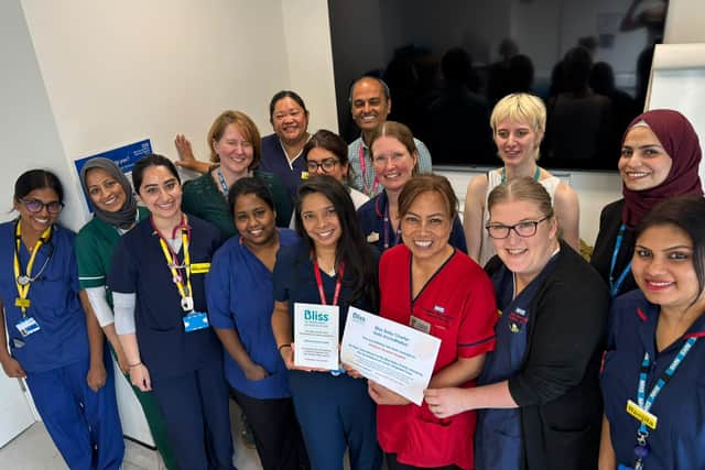 The Watford Neonatal team celebrating their accreditation