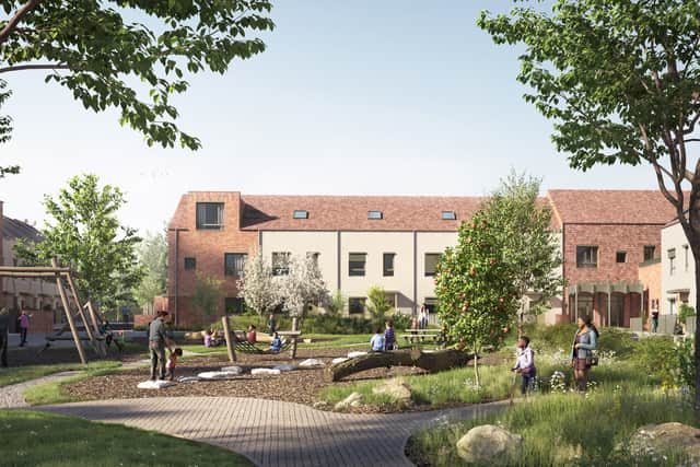 A GCI image of the new development at Westwick Row