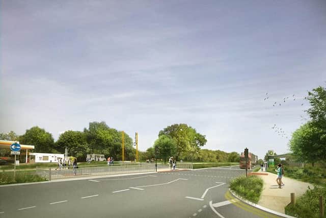 What the crossing may look like