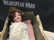 Armand Marseille Bisque doll with sleeping eyes circa. 1920.