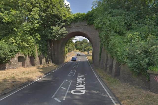 The incident happened by the Nickey Line bridge in Queensway