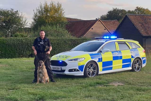 PD Tai with his handler
