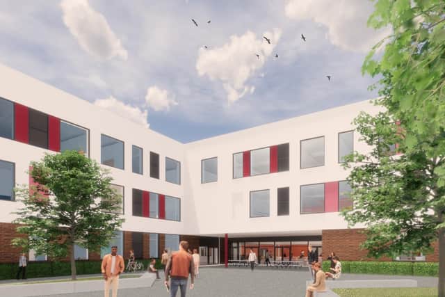 Architects images of the planned rebuild