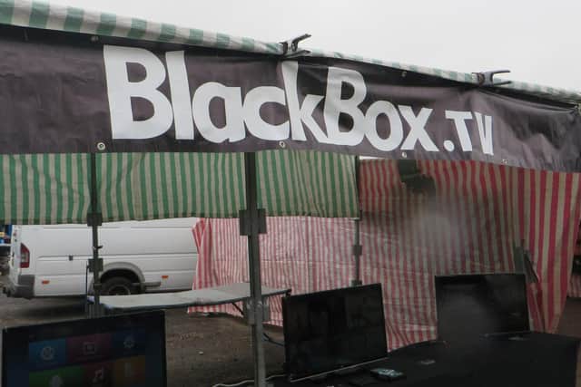 Black Box TV stall