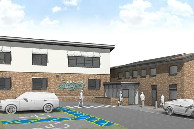 What the new extension and refurbishment of Parkwood Surgery could look like, from architects JTP