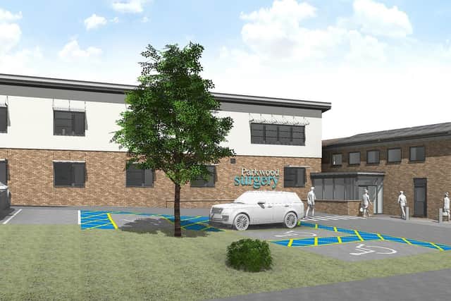 What the new extension and refurbishment of Parkwood Surgery could look like, from architects JTP