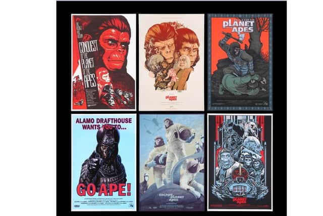 Planet of the Apes Movies. Photo from Sian Taylor (Prop Store)