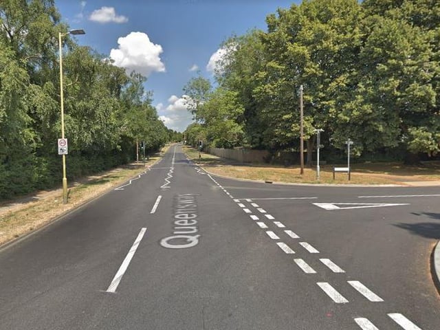 40mph speed limit at the junction with Great Road, northeast bound.