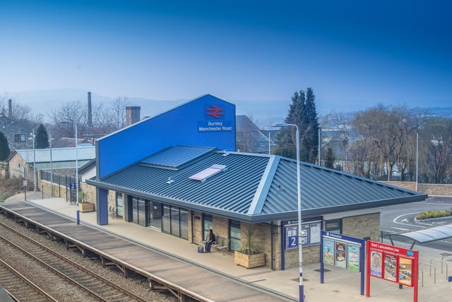 Now: Manchester Road Station underwent improvement works as part of the 'Todmorden Curve' reopening