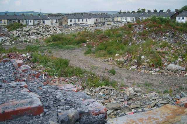 Then: The Perseverance Mill site in Padiham