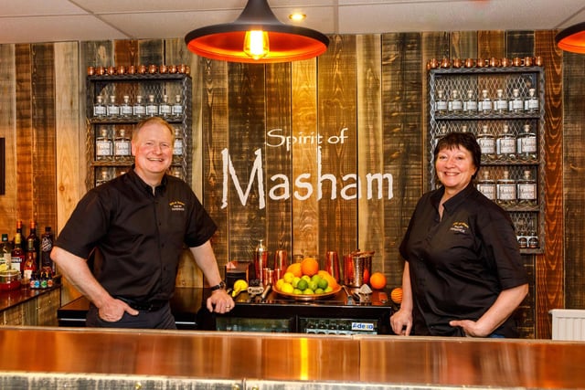 Derek and Carol Harle are the driving force behind Spirit of Masham, living and breathing every part of the business from distilling to labelling, to packing.
