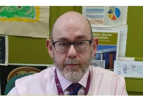 Hertfordshire director of publichealth Jim McManus