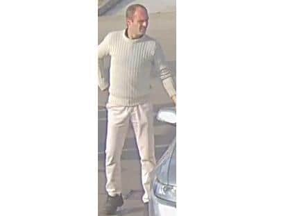 Police have released a CCTV image of a man they would like to talk to