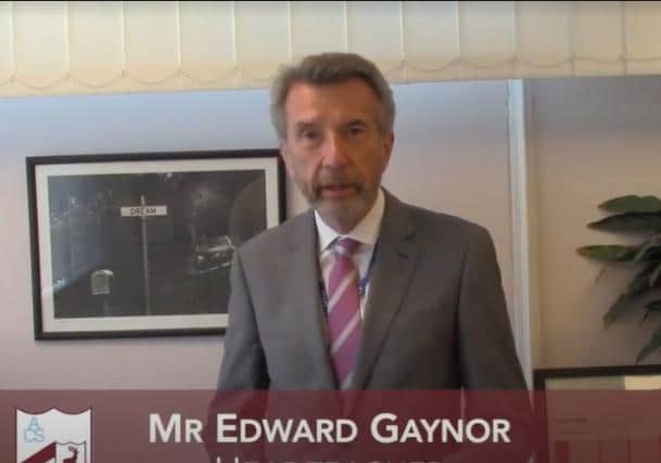Headteacher, Edward Gaynor