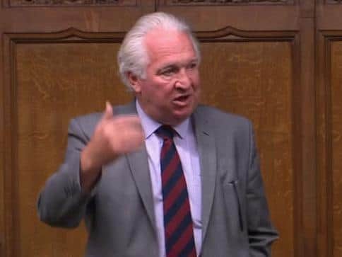 Hemel Hempstead MP Sir Mike Pennings in the House of Commons
