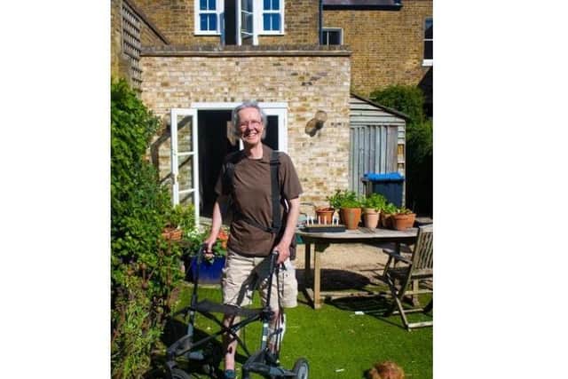 Patrick in his garden
