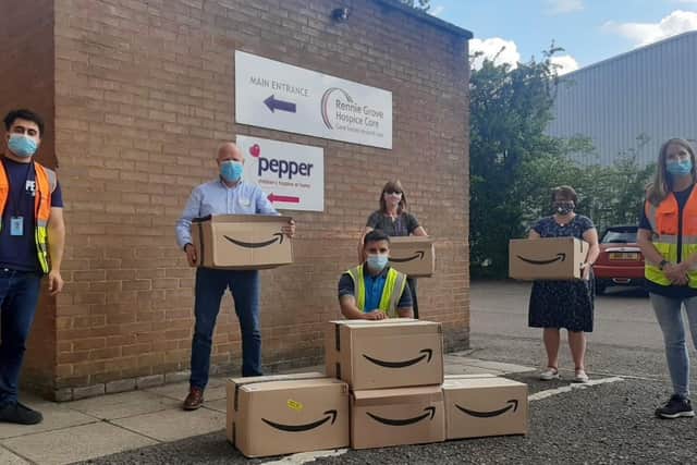 Rennie Grove Hospice boosted by support from Amazon's Hemel Hempstead team