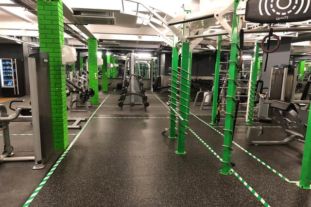 The gym will re-open on Saturday, July 25