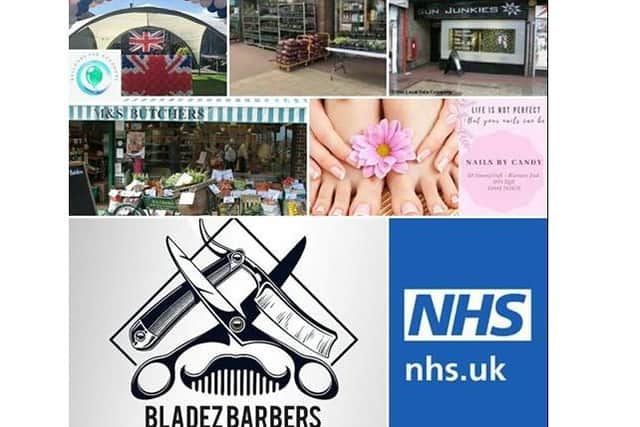 Bladez Barbers and Stoneycroft shops are raising money for NHS Charities Together
