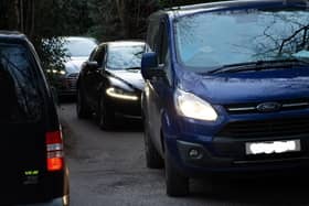 Traffic on Chaulden Lane