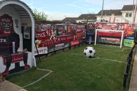 Liverpool fan transforms his Hemel Hempstead garden into a mini Anfield