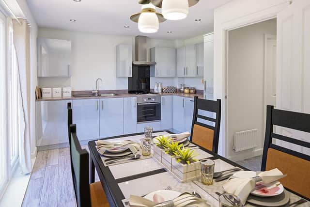 Images of a three-bedroom Orchid house type at Bovis Homes Aspen Park location in Apsley