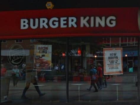 Burger King in The Marlowes has re-opened (C) Google Maps