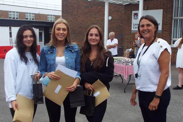 Student celebrate A-level success