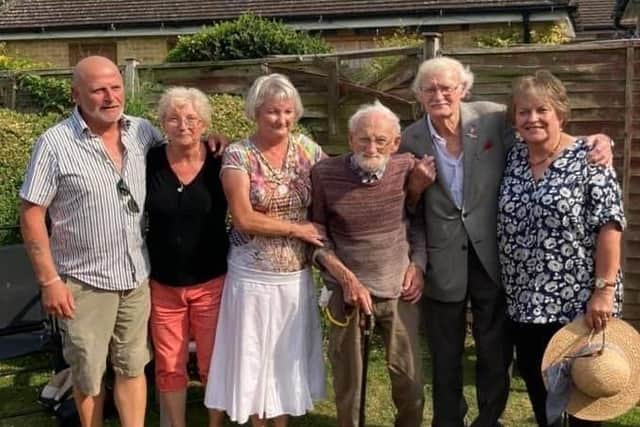 Bill and his family