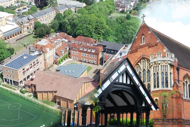An image of the two schools - Berkhamsted Boys and Berkhamsted Girls