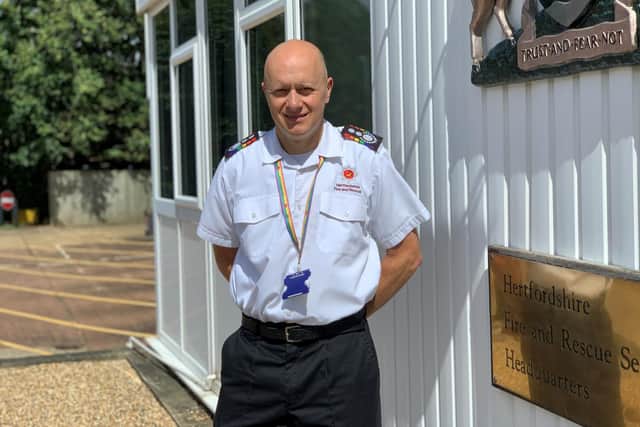 Hertfordshire Fire and Rescue Service’s Chief Fire Officer, Darryl Keen