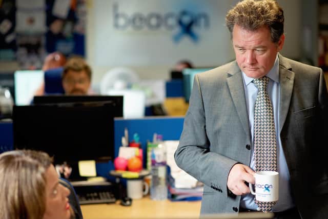 Mr Lloyd at Hertfordshire's Beacon victims centre