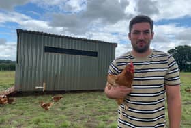 Max Dudley launches new chicken farm with weekly subscriptions in Berkhamsted