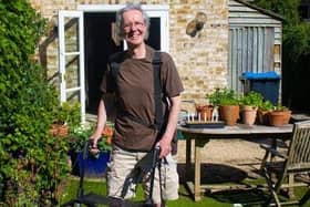 Patrick in his garden