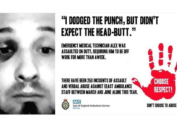 Alex - an Emergency Medical Technician - features in the campaign