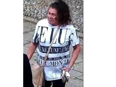 Police release a CCTV image of a woman they would like to speak to