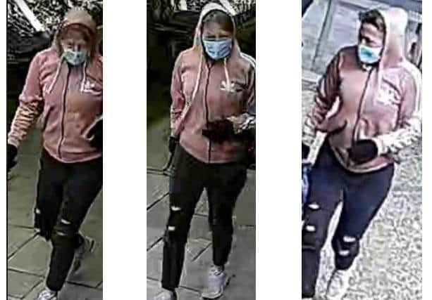 Police have released CCTV images of a woman who may be able to help with their enquiries