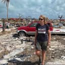 Elizabeth in the Bahamas last year following Hurricane Dorian