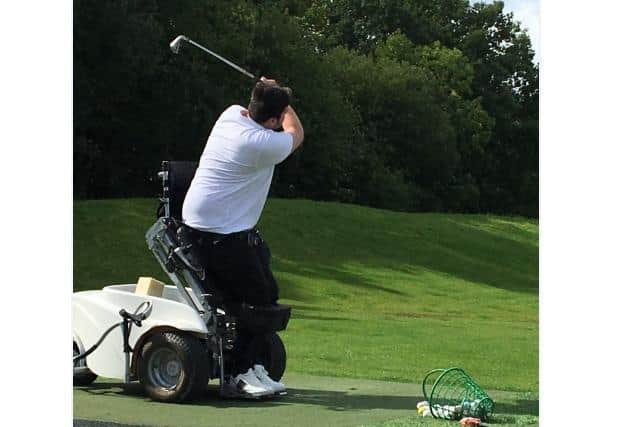 Jordan wants to thank The Golf Trust after the organisation helped change his life
