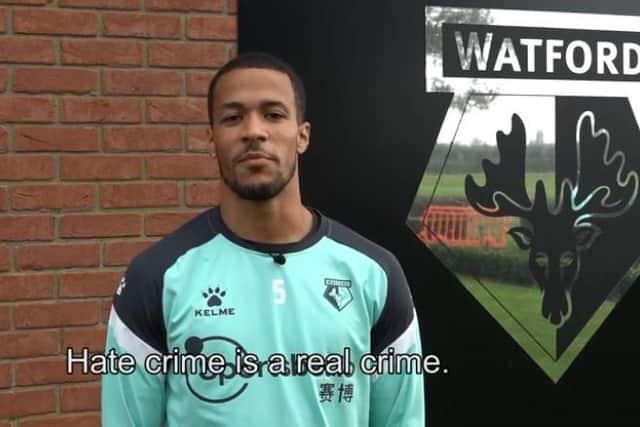 Watford FC defender Will Troost-Ekong has signed up to the Herts against Hate campaign to mark this week’s Hate Crime Awareness Week