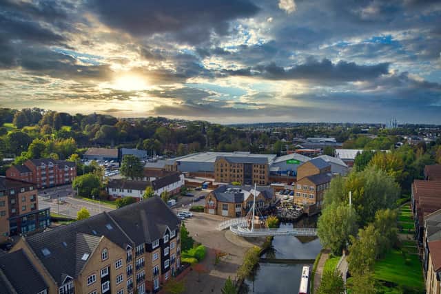 Aerial view of Magneta Court