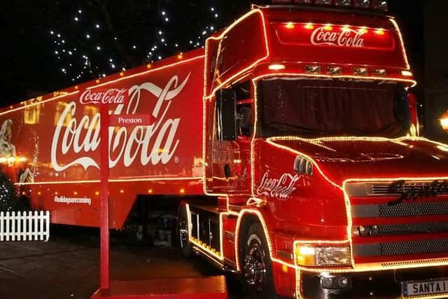 The Coca Cola truck (Shutterstock)