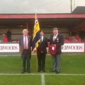Hemel Hempstead Town vice-chairman Kerry Underwood (left) and the town's MP Sir Mike Penning (right) have vowed not attend another Tudors game until fans are allowed back in