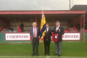 Hemel Hempstead Town vice-chairman Kerry Underwood (left) and the town's MP Sir Mike Penning (right) have vowed not attend another Tudors game until fans are allowed back in