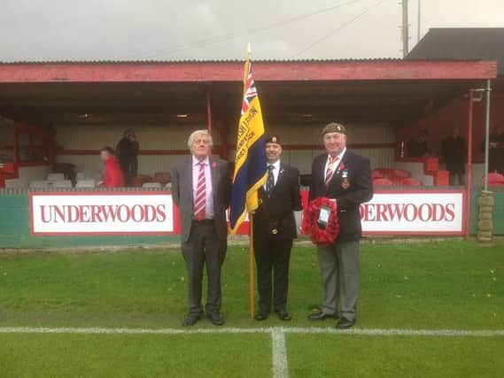 Hemel Hempstead Town vice-chairman Kerry Underwood (left) and the town's MP Sir Mike Penning (right) have vowed not attend another Tudors game until fans are allowed back in