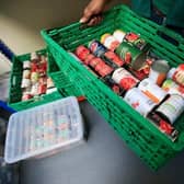 Food bank stock image