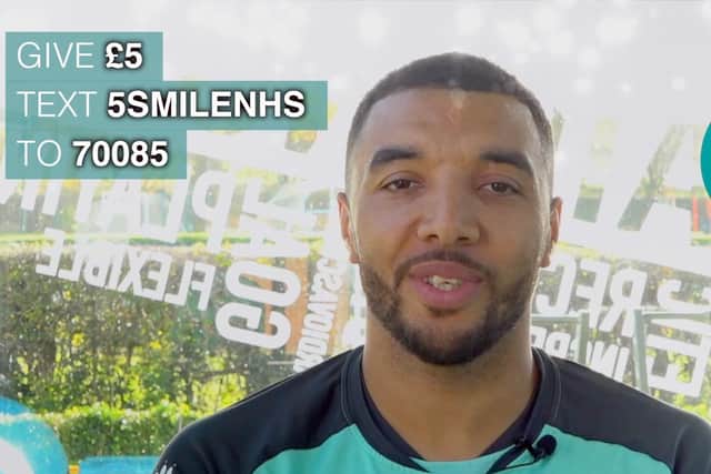 Watford FC star Troy Deeney features in the Raise A Smile video